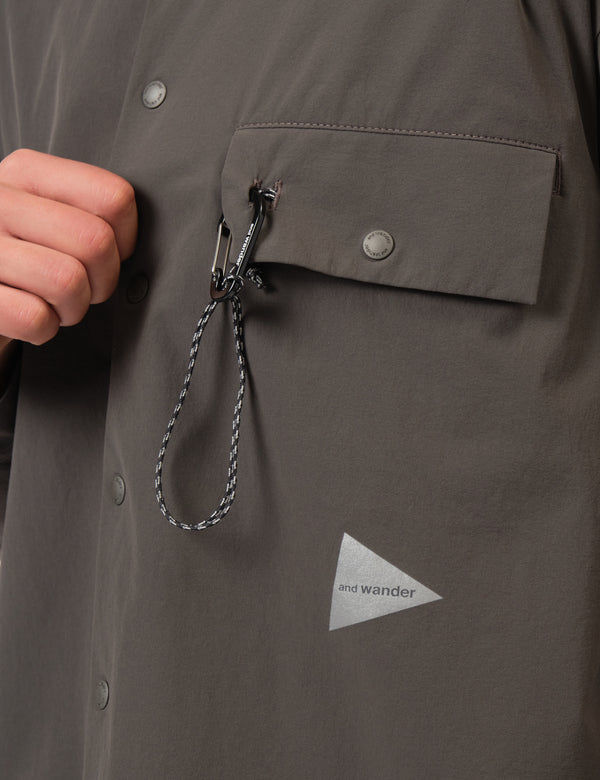 and Wander Lightweight Cloth Shirt - Dark Grey