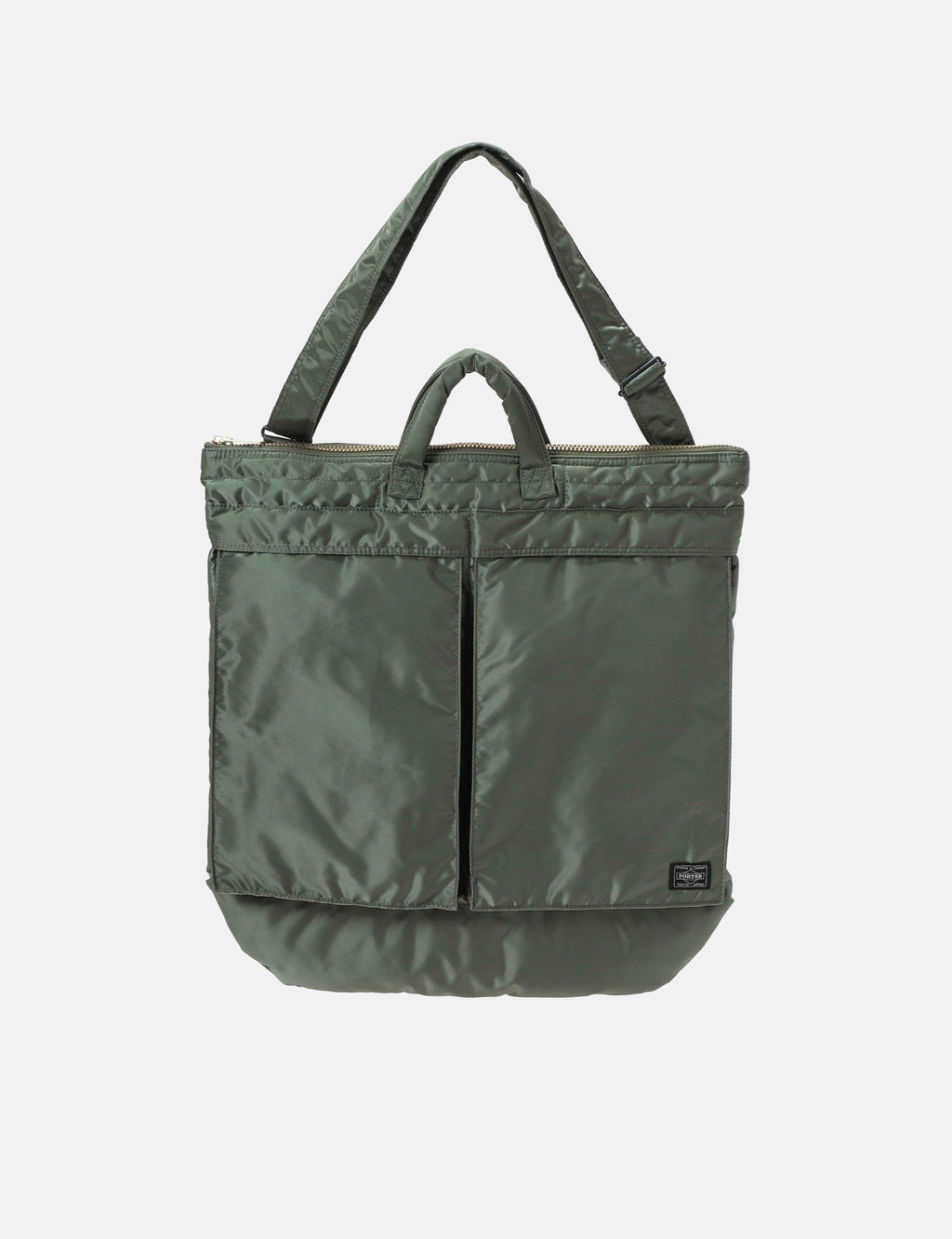 Porter-Yoshida and Co Balloon Sac Small Nylon-Twill Bucket Bag - Men - Sage Green Bags