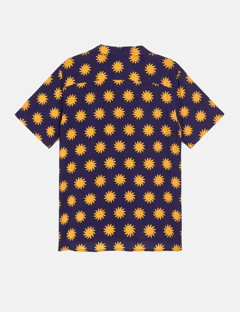 OAS Sunday Sun Viscose Shirt - Navy Blue