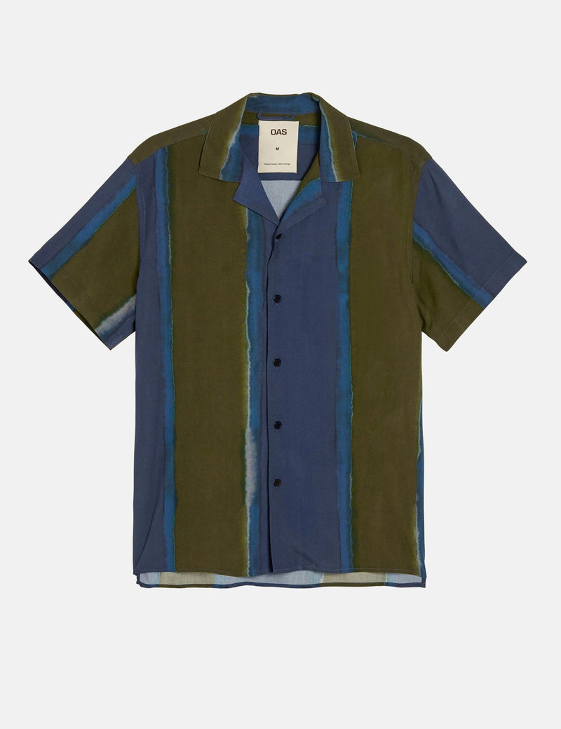 OAS Murky Mist Viscose Shirt - Blue