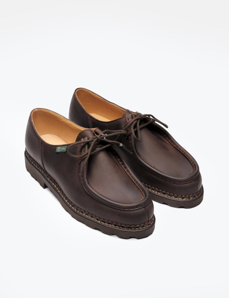 Paraboot Michael Shoes (Nubuck) - Gringo/Brown