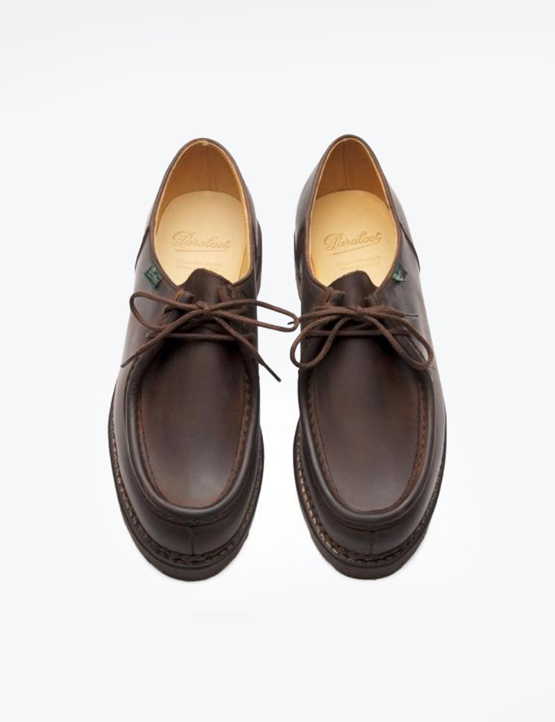 Paraboot Michael Shoes (Nubuck) - Gringo/Brown