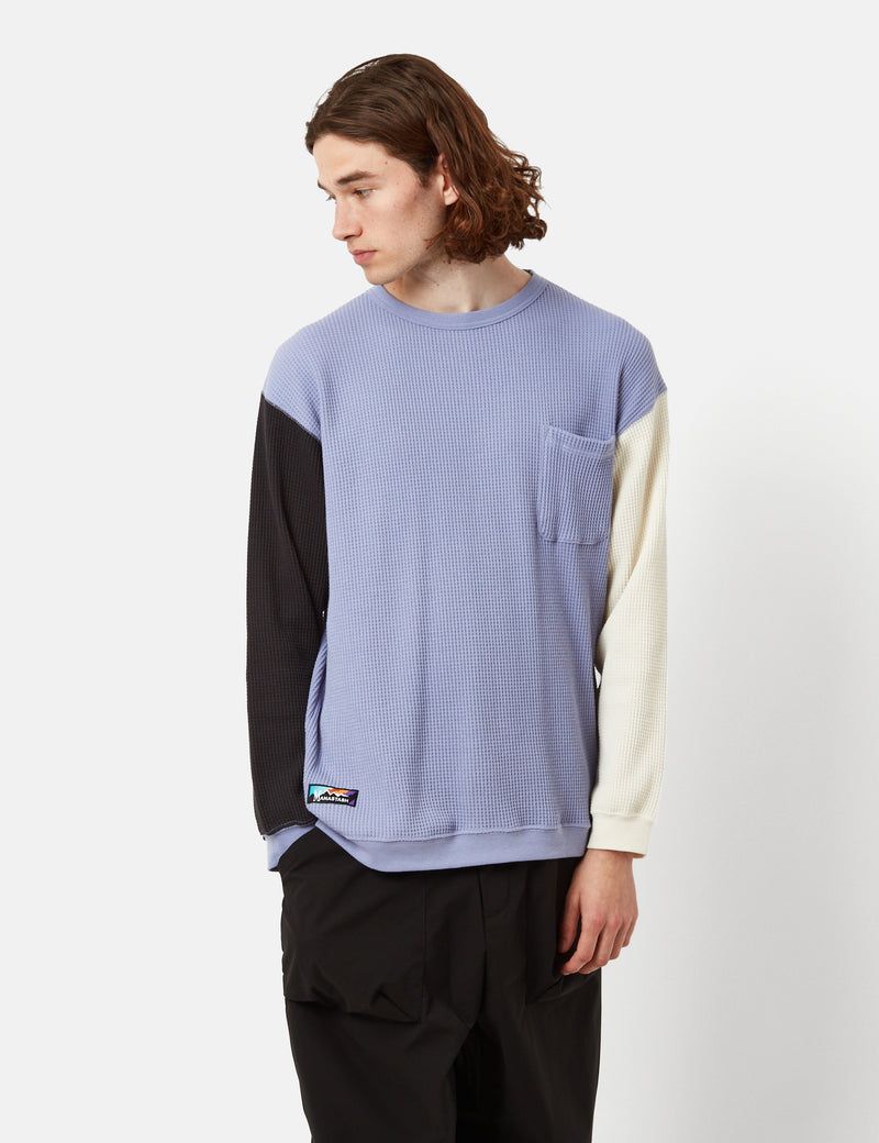 Manastash Snug Thermal Long Sleeve Sweatshirt - Panel