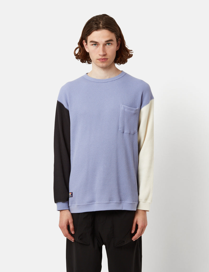 Manastash Snug Thermal Long Sleeve Sweatshirt - Panel