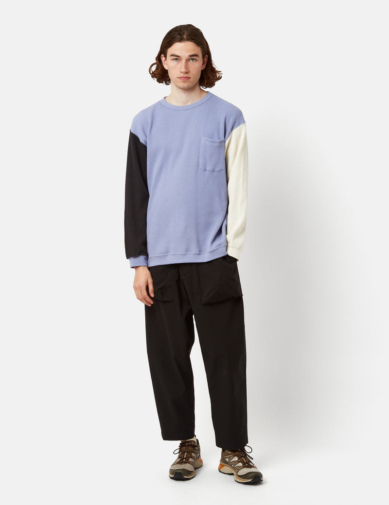 Manastash Snug Thermal Long Sleeve Sweatshirt - Panel