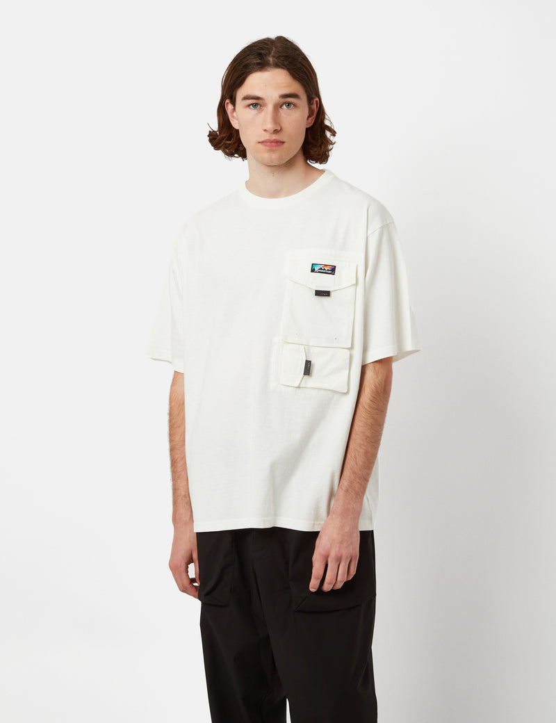 Manastash Disarmed Short Sleeve T-Shirt - White