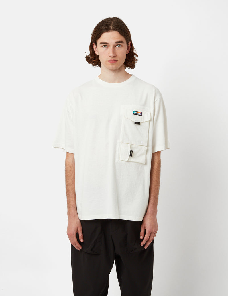 Manastash Disarmed Short Sleeve T-Shirt - White