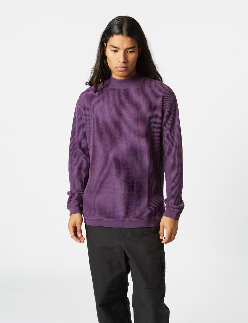 Manastash Heavy Snug Thermal Mock Neck - Purple