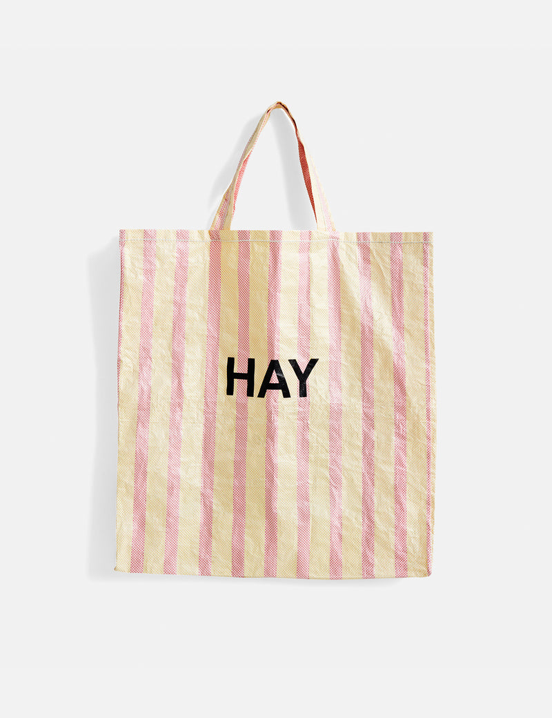 HAY Candy Stripe Shopper (X-Large) - Red/Yellow