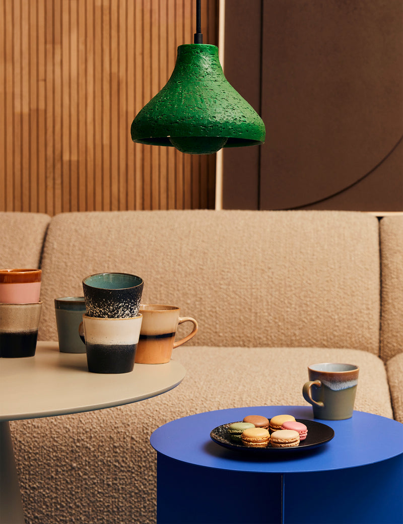 Hkliving 70s Ceramics Coffee Mug - Moss Green/Blue