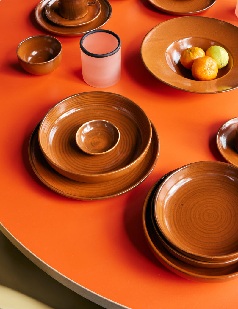 Hkliving Chef Ceramics Deep Plate (Med) - Burned Orange