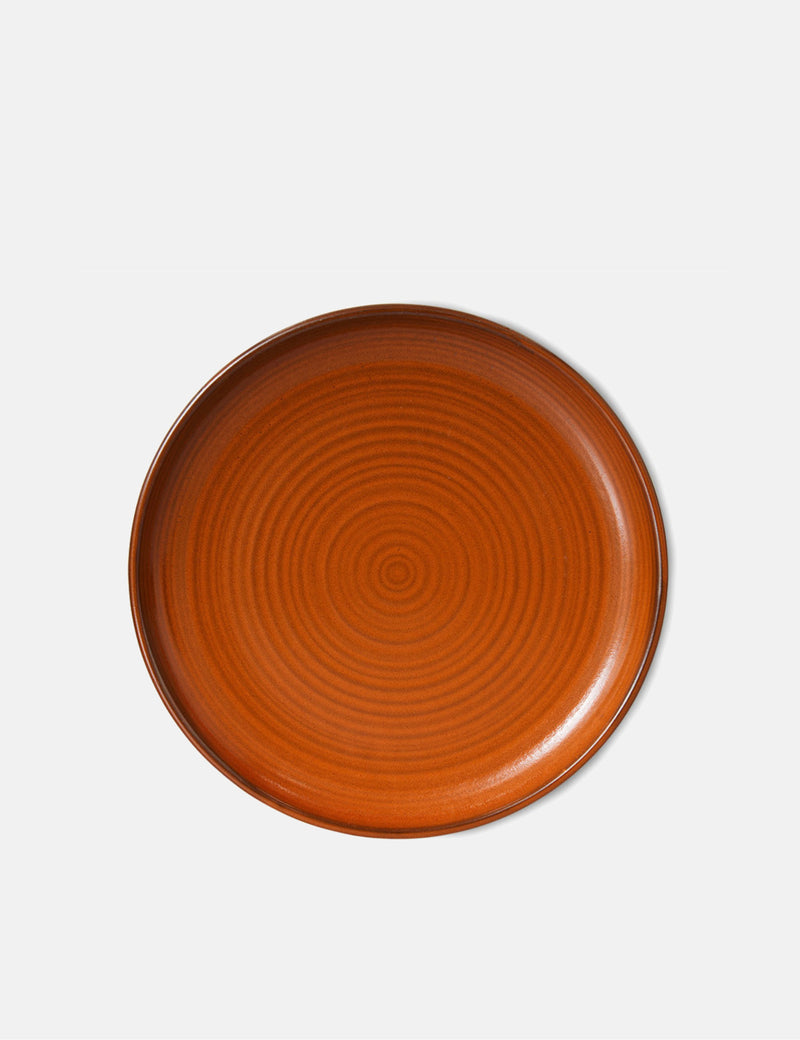 Hkliving Chef Ceramics Dinner Plate - Burned Orange