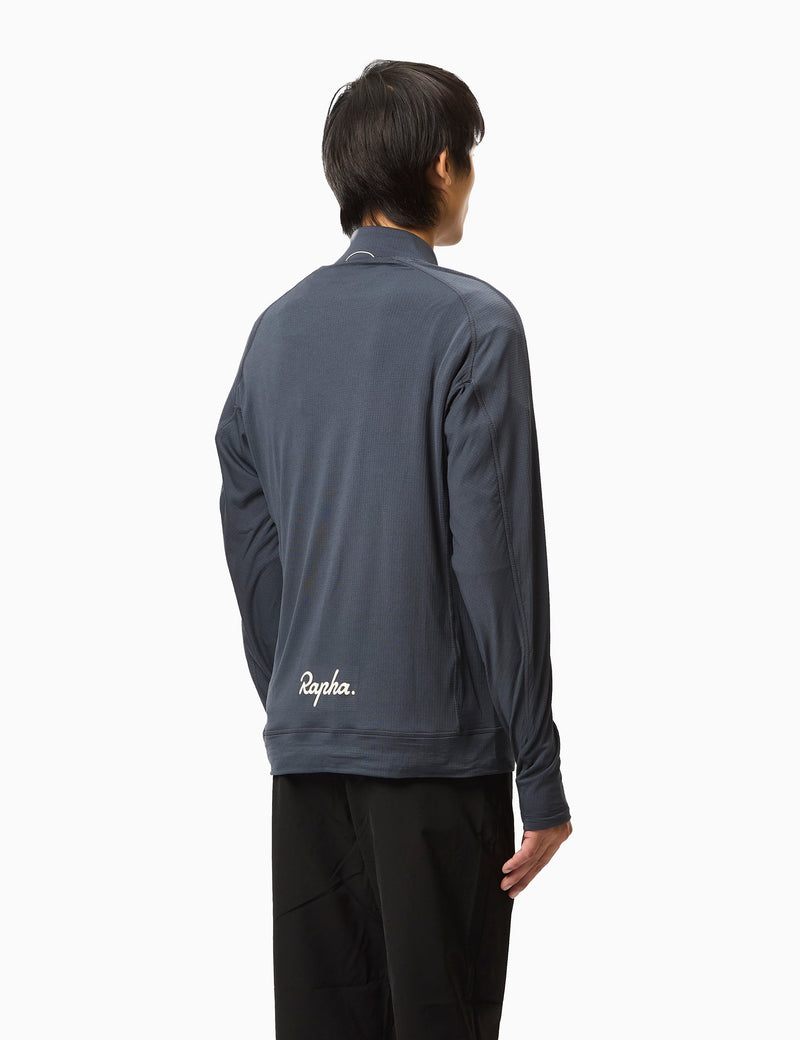 Rapha Men's Explore Zip Neck Pullover - Ink Blue