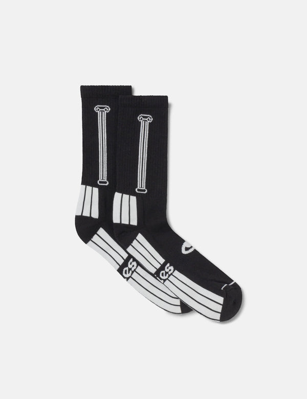 Aries Column Socks - Black