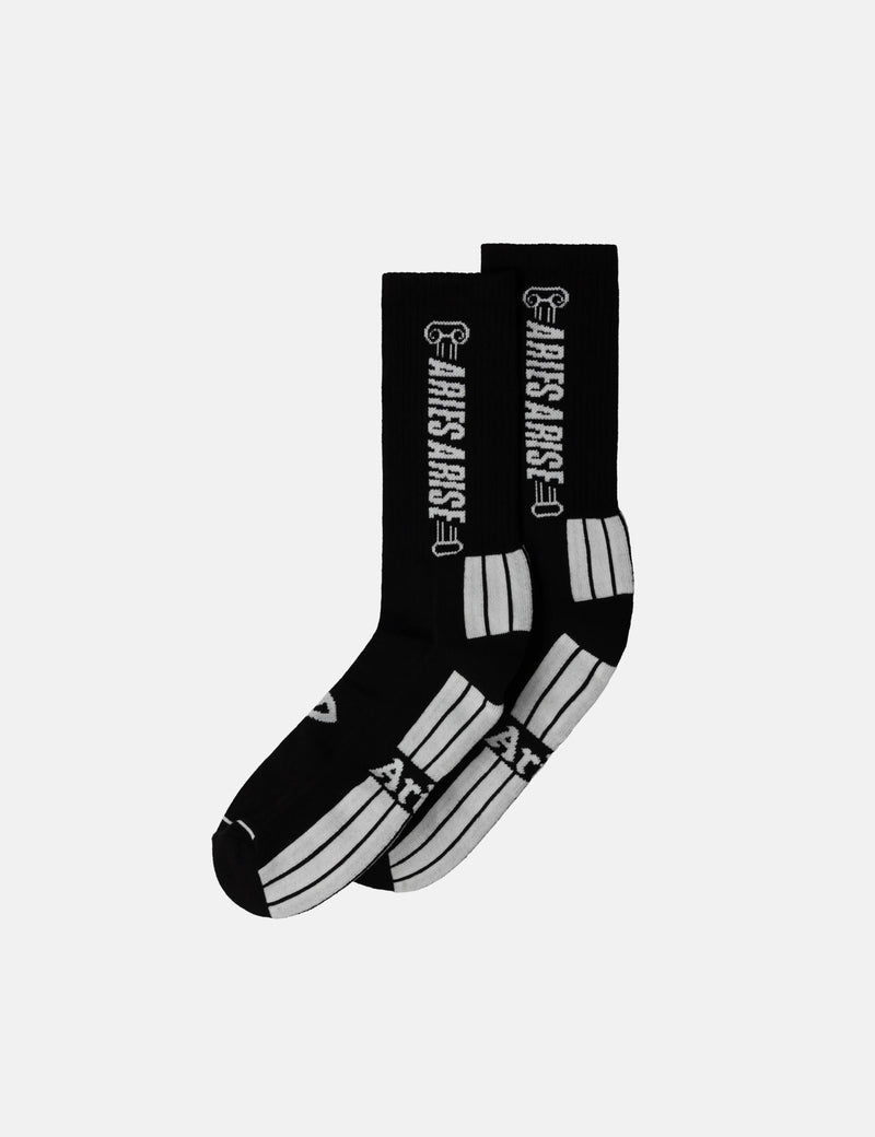 Aries Column Socks - Black