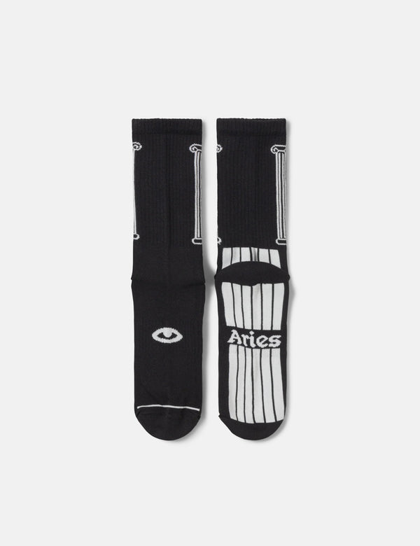 Aries Column Socks - Black