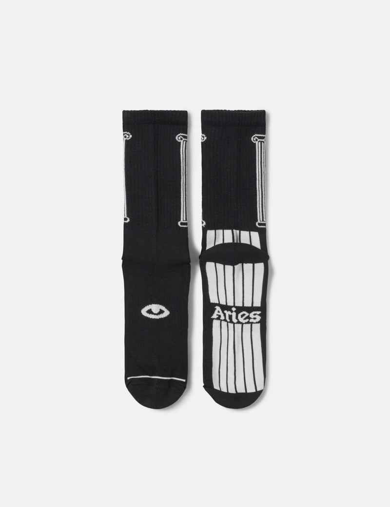 Aries Column Socks - Black