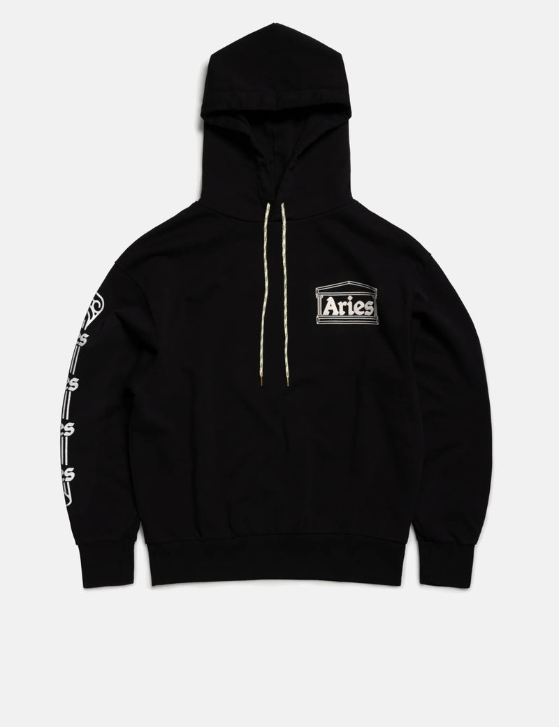 Aries Column Hoodie - Black