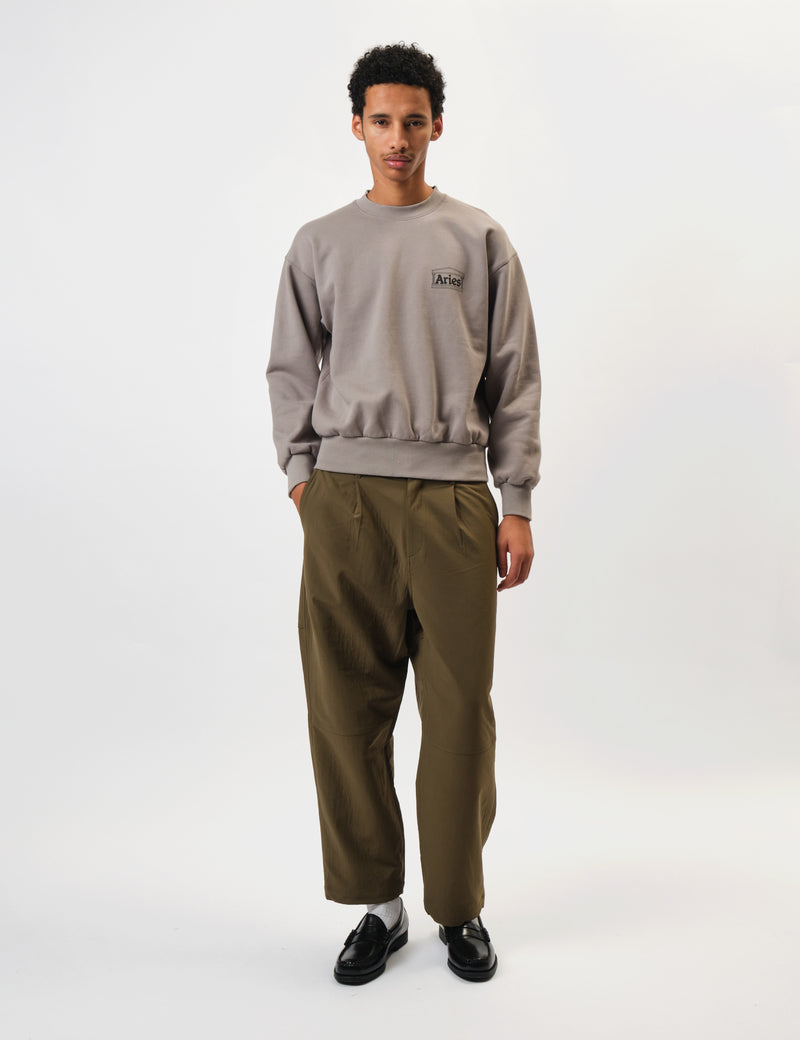 Aries Mini Temple Sweatshirt - Grey