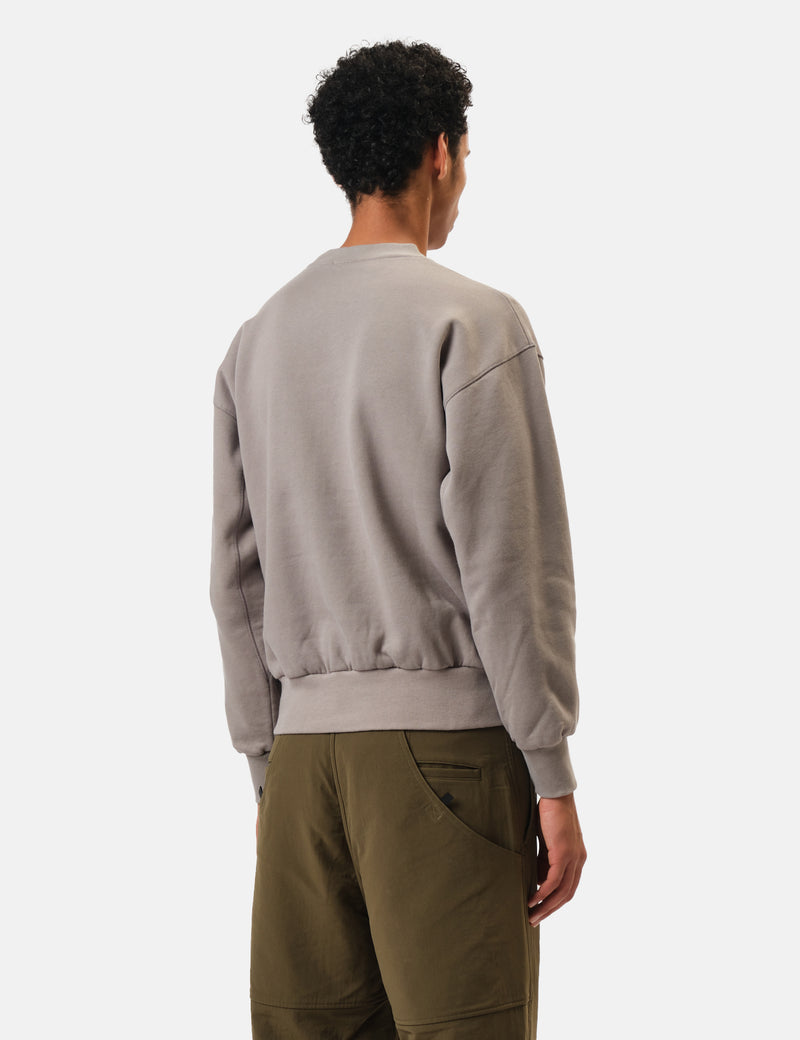 Aries Mini Temple Sweatshirt - Grey