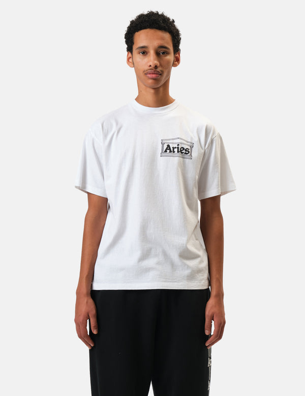 Aries Temple T-Shirt - White