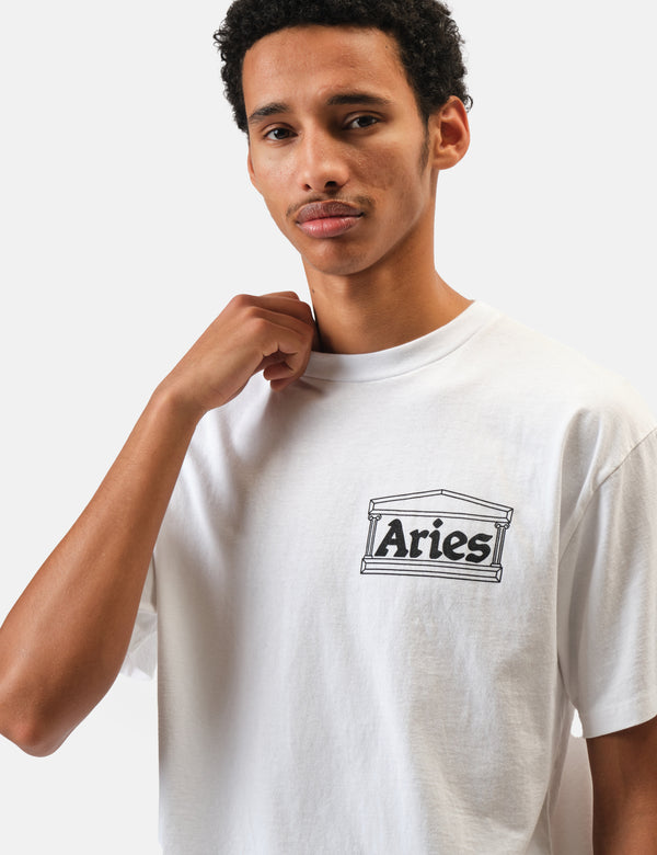 Aries Temple T-Shirt - White
