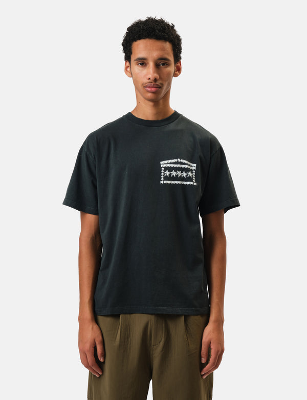 Aries Faded Studmeggedon T-Shirt - Black