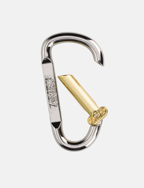 Aries Column Carabiner - Silver/Gold