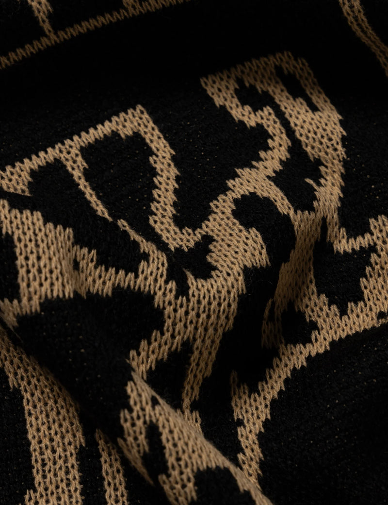 Aries J'Adoro Aries Leopard Scarf - Beige