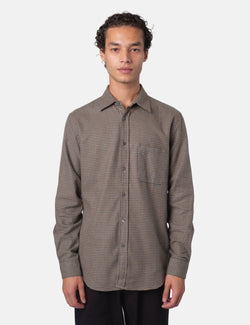 Portuguese Flannel Dylan Shirt - Green/Yellow