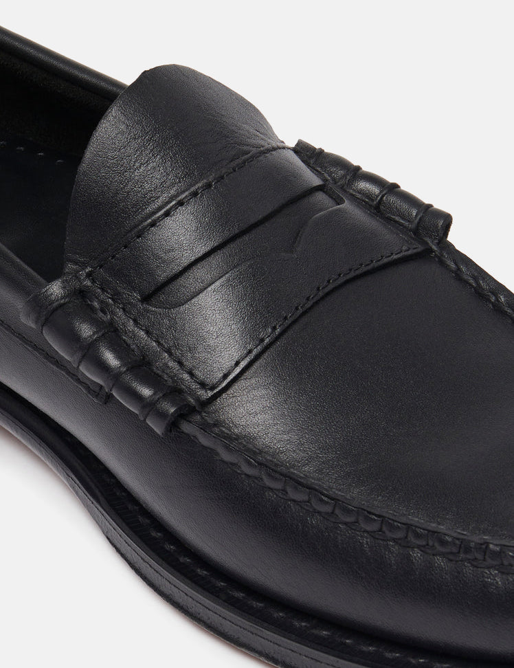 Weejuns larson penny loafers black leather cheap