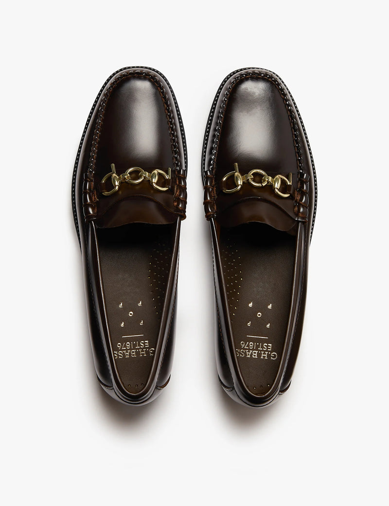 G.H. Bass X POP Easy Weejuns Lincoln Loafers - Chocolate | Article.