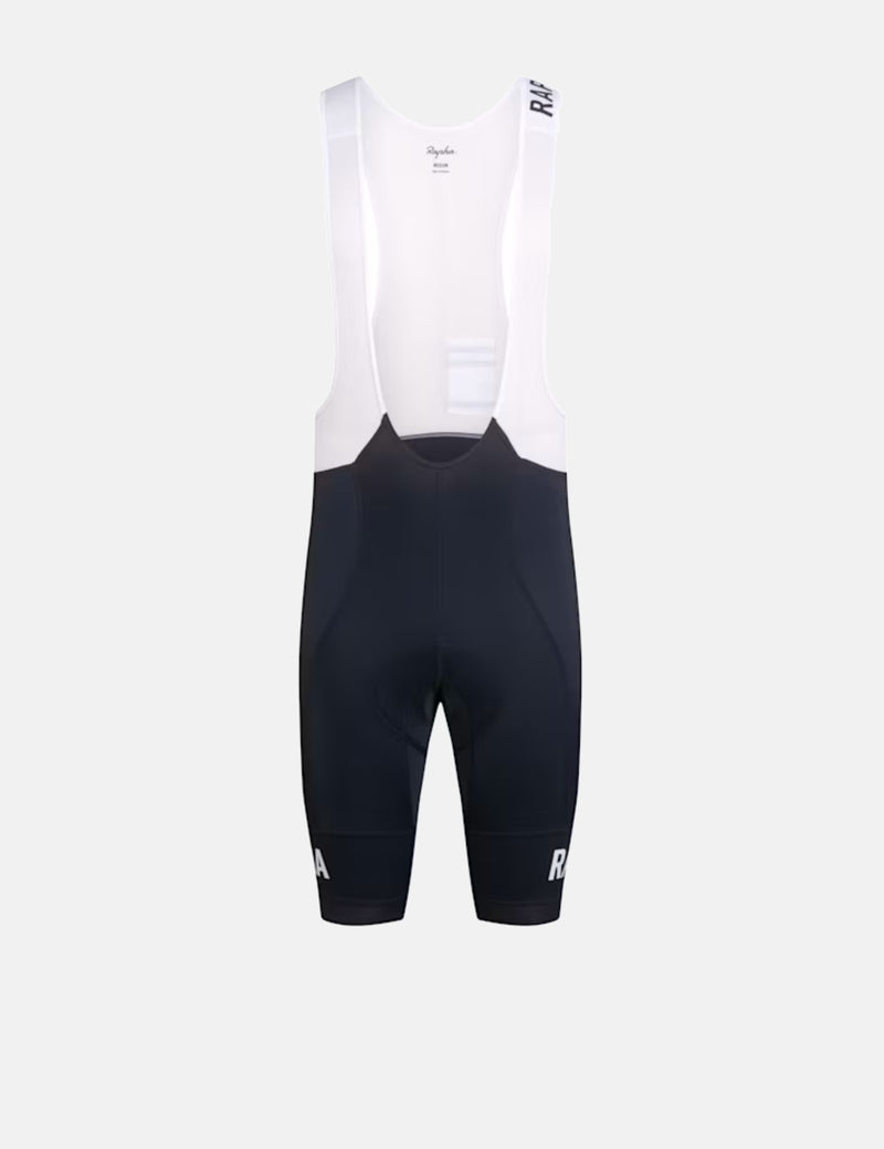 Rapha Updated 2024 Pro Team Training Bib Shorts - Dark Navy Blue/White