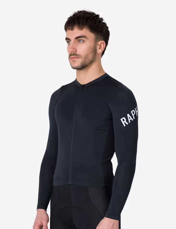 Rapha Men's Pro Team Long Sleeve Lightweight Jersey - Anthracite Grey