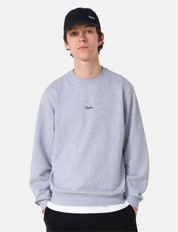 Rapha Men's Crewneck Sweatshirt (Cotton) - Light Grey Marl/Grey