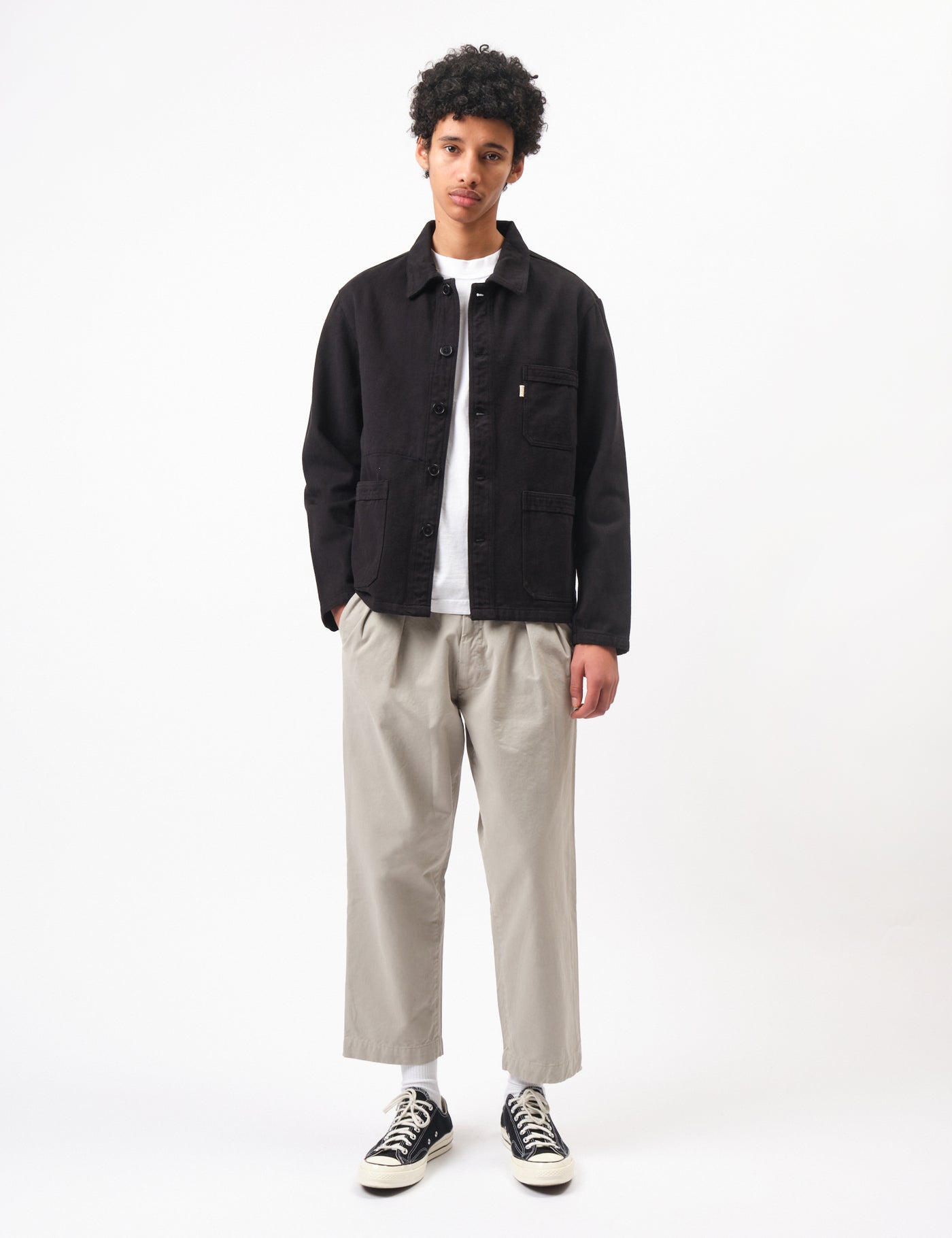 Bhode French Chore Jacket Mk.II - Black | Article.