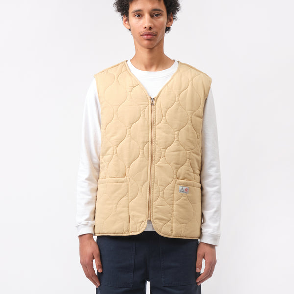 Hériter batten part gilet (beige) Waisted vest Light Beige - Fluff