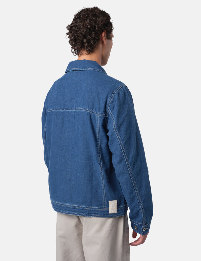 Bhode Denim Jacket - Washed Indigo Blue