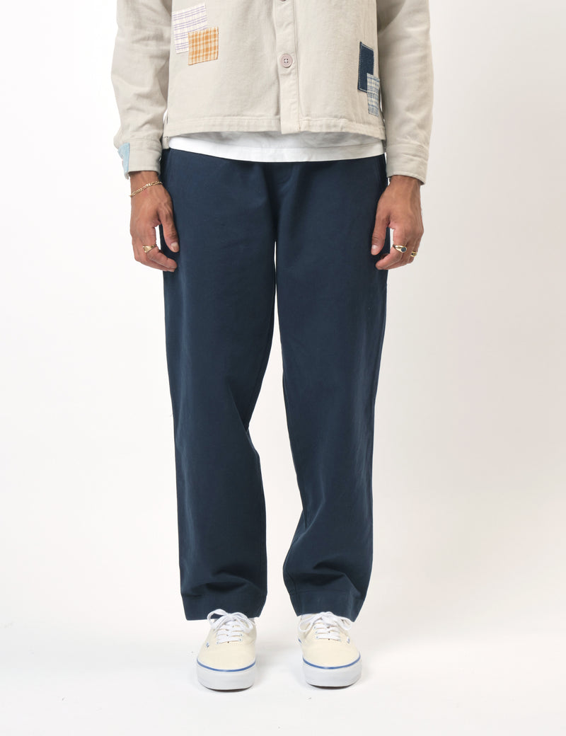 Bhode Beach Draw Cord Pant - Midnight Navy