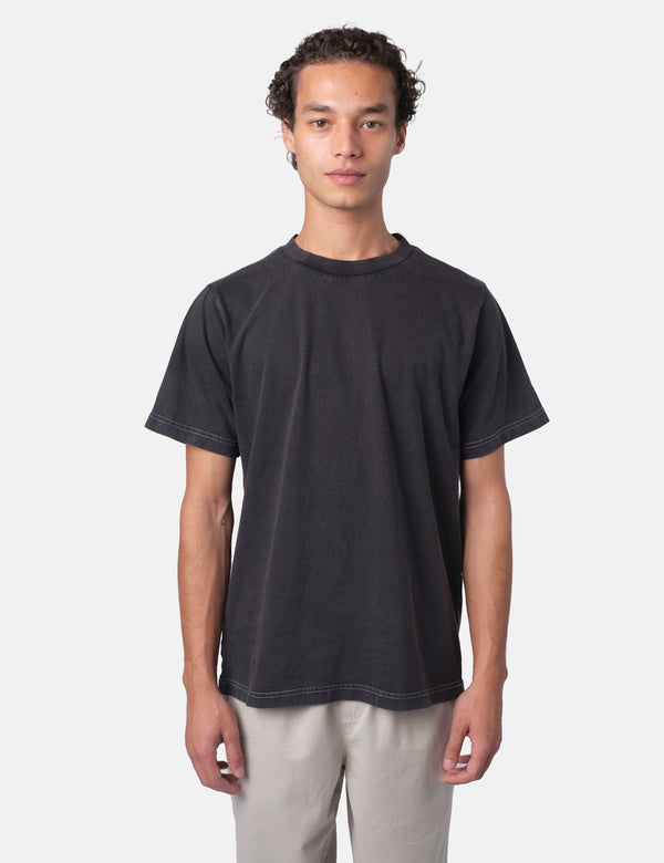 Bhode Pigment Dyed T-Shirt - Washed Black