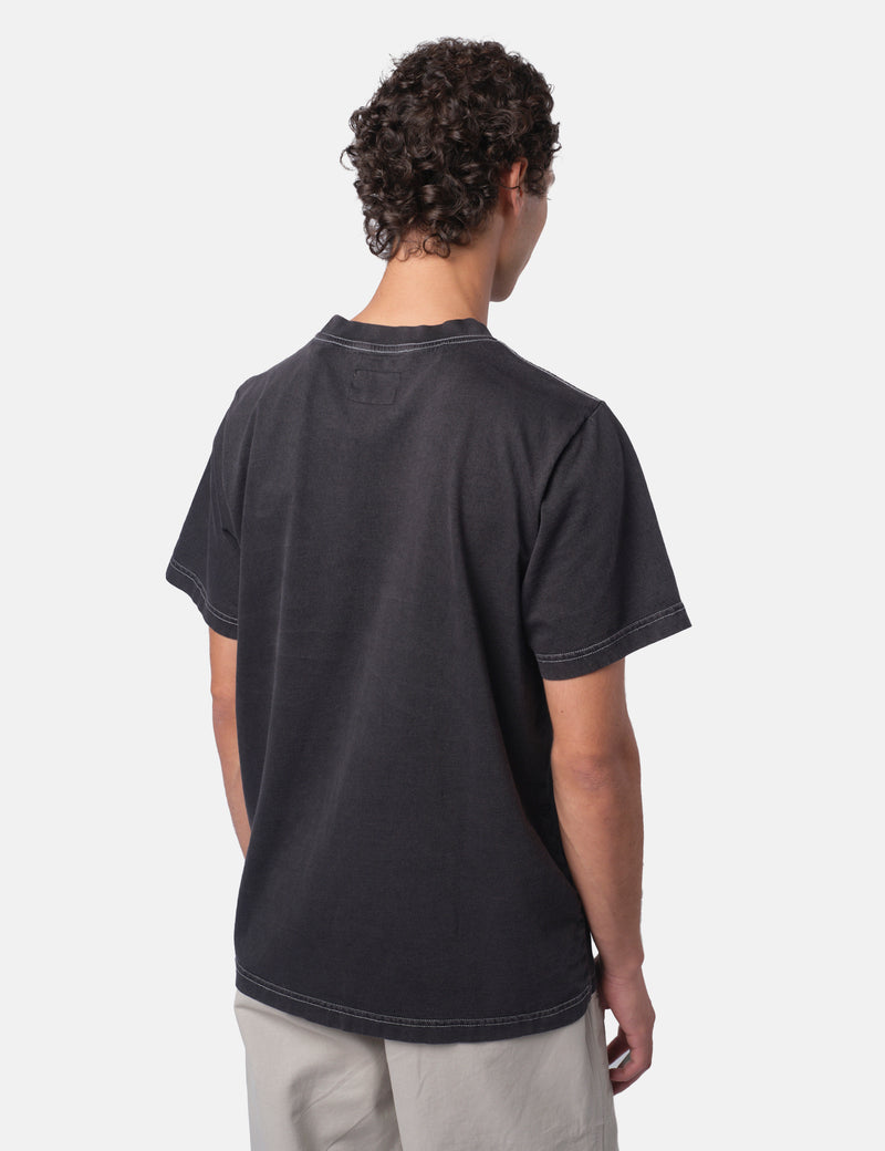 Bhode Pigment Dyed T-Shirt - Washed Black