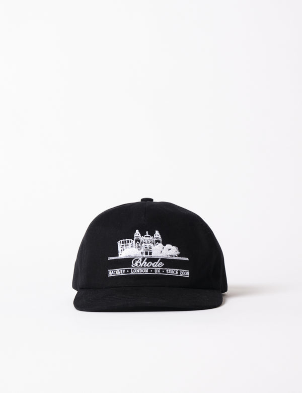 Bhode Hackney 5-Panel Cap - Black