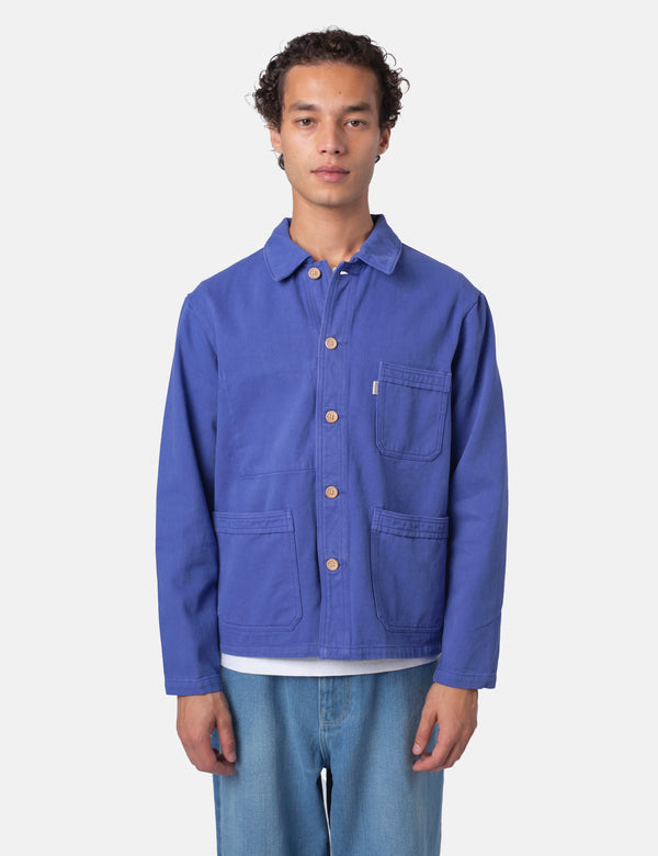 Bhode French Chore Jacket MkII - Classic Blue/Wood Buttons
