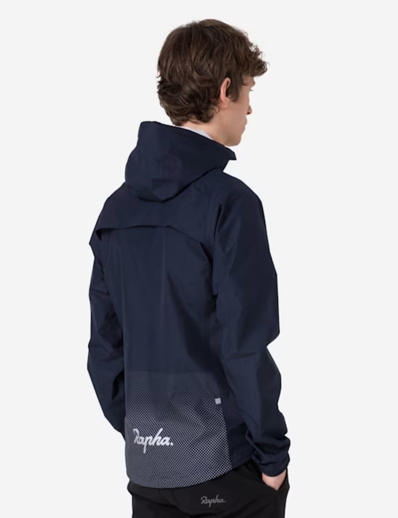 Rapha Men's Commuter Jacket - Navy Blue/Silver