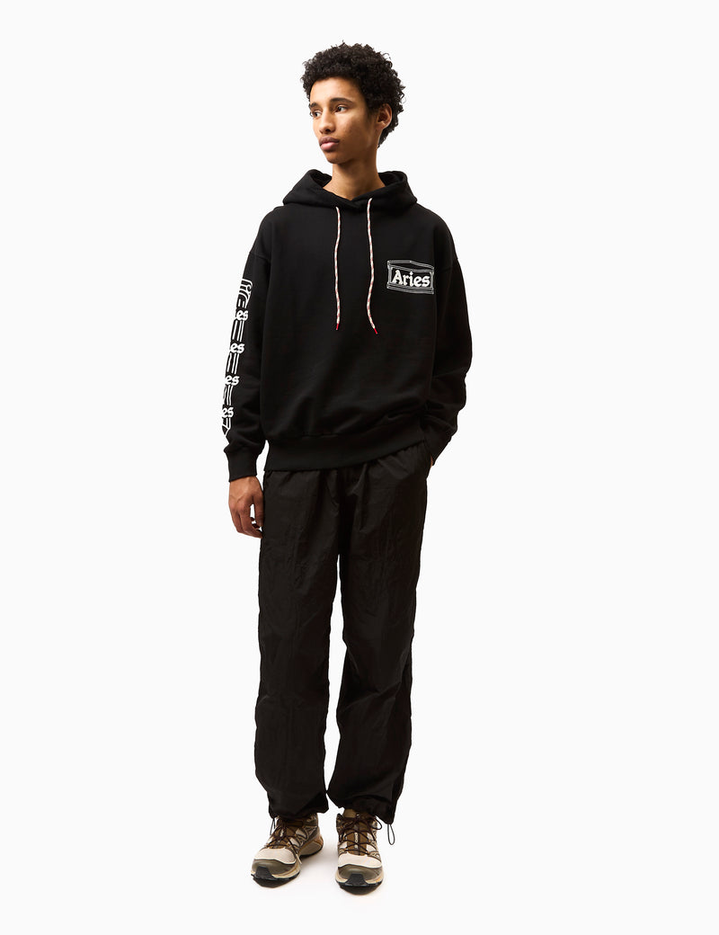 Aries Column Hoodie - Black