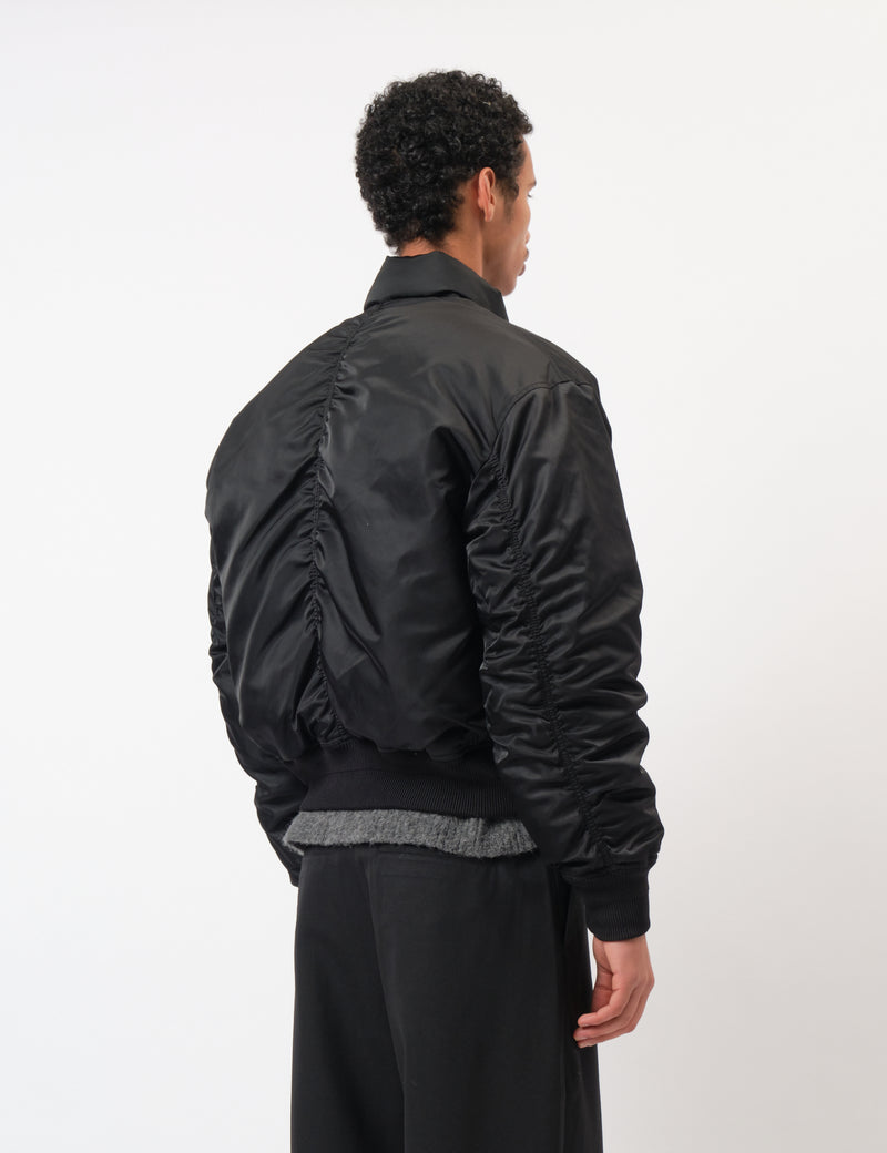 Coor Stand Collar Neck Down Puffer - Black