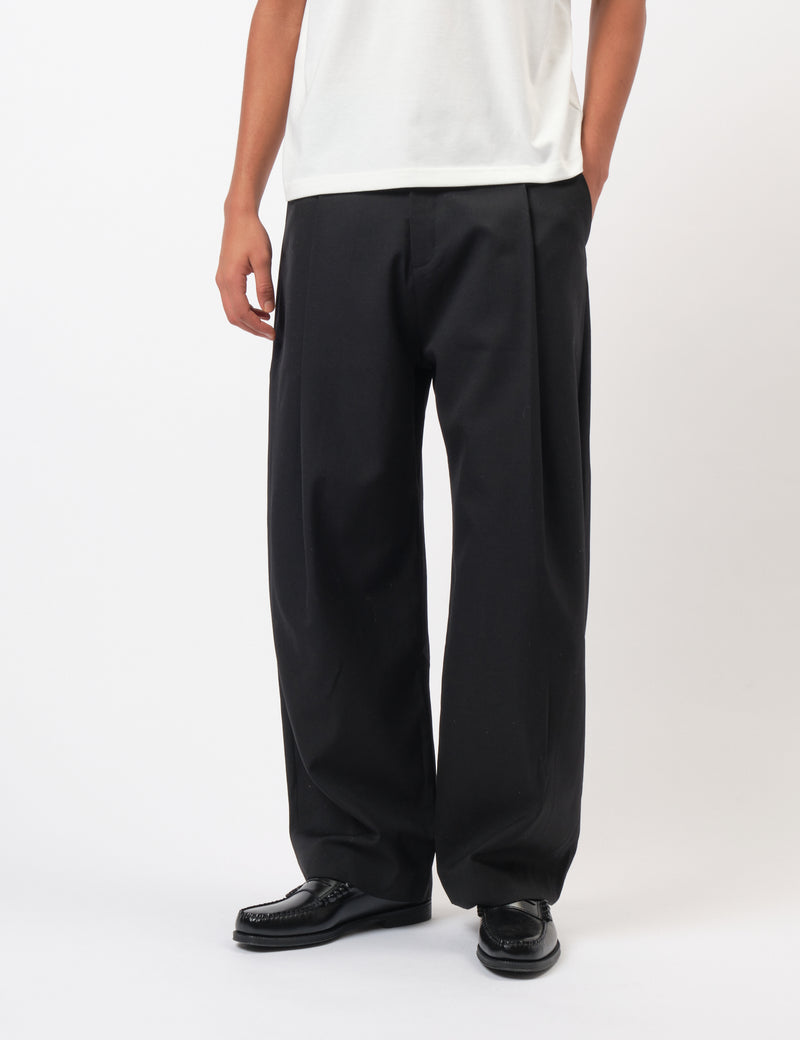 Coor Essential Wool Trousers - Black