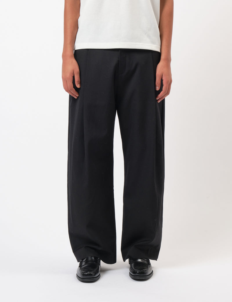 Coor Essential Wool Trousers - Black