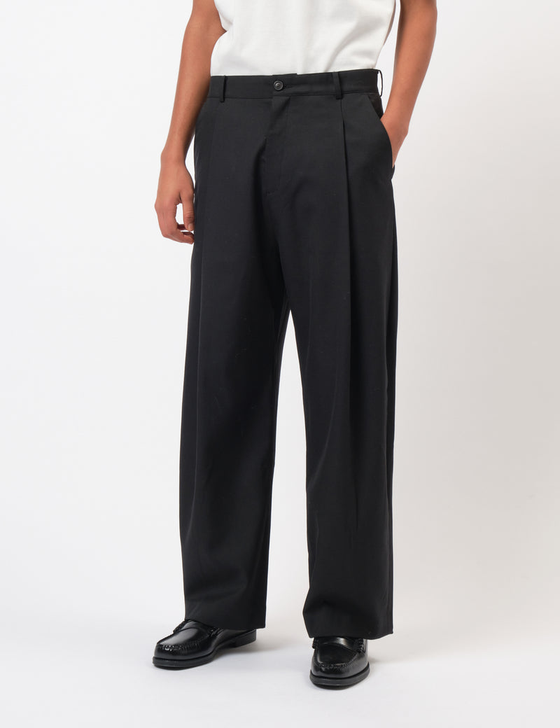 Coor Essential Wool Trousers - Black