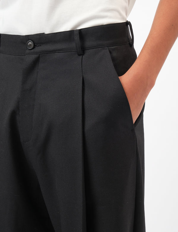 Coor Essential Wool Trousers - Black